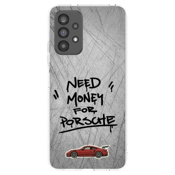 Picasee átlátszó szilikon tok az alábbi mobiltelefonokra Samsung Galaxy A73 5G - Grey Drift