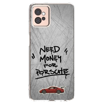 Picasee átlátszó szilikon tok az alábbi mobiltelefonokra Motorola Moto G32 - Grey Drift