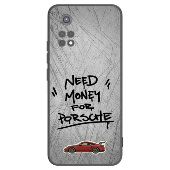Picasee fekete szilikon tok az alábbi mobiltelefonokra Xiaomi Redmi Note 11S 5G - Grey Drift