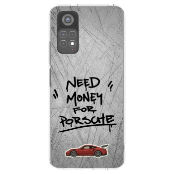 Picasee átlátszó szilikon tok az alábbi mobiltelefonokra Xiaomi Redmi Note 11S 5G - Grey Drift
