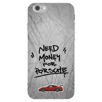 Picasee átlátszó szilikon tok az alábbi mobiltelefonokra Apple iPhone 6/6S - Grey Drift