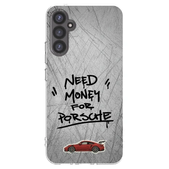 Picasee átlátszó szilikon tok az alábbi mobiltelefonokra Samsung Galaxy A34 5G A346B - Grey Drift