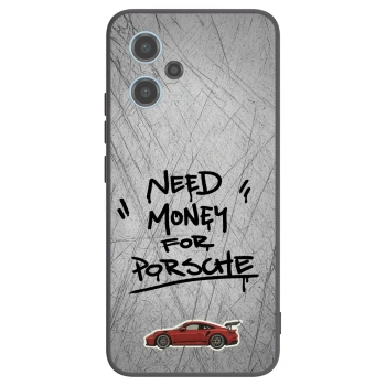 Picasee fekete szilikon tok az alábbi mobiltelefonokra Xiaomi Redmi Note 12 5G - Grey Drift