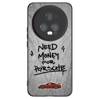 Picasee fekete szilikon tok az alábbi mobiltelefonokra Honor Magic5 Pro - Grey Drift