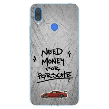 Picasee átlátszó szilikon tok az alábbi mobiltelefonokra Huawei Nova 3i - Grey Drift