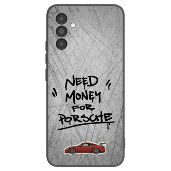 Picasee fekete szilikon tok az alábbi mobiltelefonokra Samsung Galaxy A04s A047F - Grey Drift