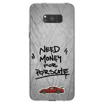 Picasee átlátszó szilikon tok az alábbi mobiltelefonokra Samsung Galaxy S8 G950F - Grey Drift