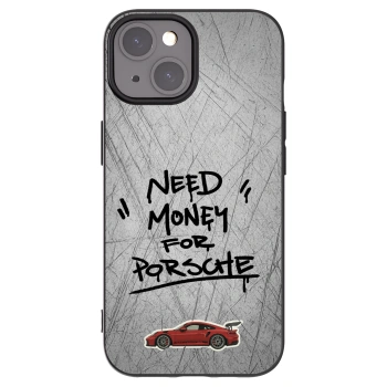 Picasee fekete szilikon tok az alábbi mobiltelefonokra Apple iPhone 15 - Grey Drift