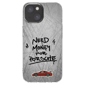 Picasee átlátszó szilikon tok az alábbi mobiltelefonokra Apple iPhone 15 - Grey Drift