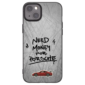 Picasee fekete szilikon tok az alábbi mobiltelefonokra Apple iPhone 15 Plus - Grey Drift