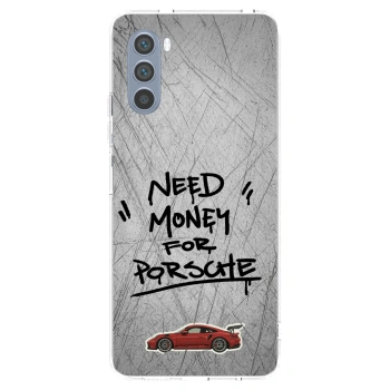 Picasee átlátszó szilikon tok az alábbi mobiltelefonokra Motorola Moto G62 - Grey Drift