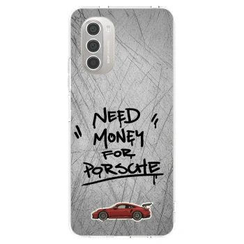 Picasee átlátszó szilikon tok az alábbi mobiltelefonokra Motorola Moto G51 - Grey Drift