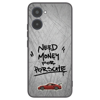 Picasee fekete szilikon tok az alábbi mobiltelefonokra Realme 10 4G - Grey Drift