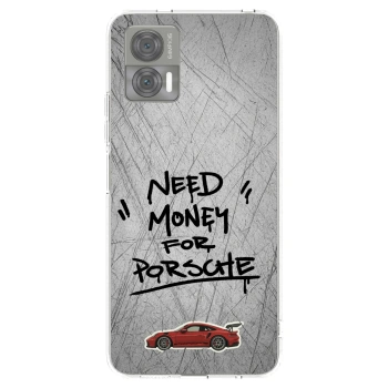 Picasee átlátszó szilikon tok az alábbi mobiltelefonokra Motorola Edge 30 Neo - Grey Drift