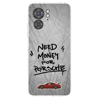 Picasee átlátszó szilikon tok az alábbi mobiltelefonokra Motorola Edge 40 - Grey Drift