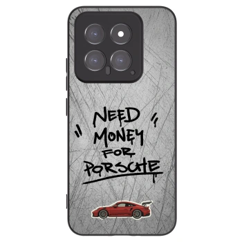 Picasee fekete szilikon tok az alábbi mobiltelefonokra Xiaomi 14 - Grey Drift