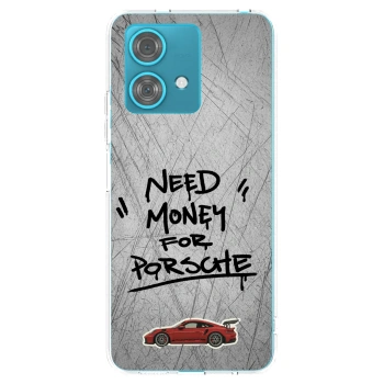 Picasee átlátszó szilikon tok az alábbi mobiltelefonokra Motorola Edge 40 Neo - Grey Drift
