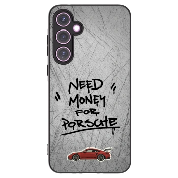 Picasee fekete szilikon tok az alábbi mobiltelefonokra Samsung Galaxy A35 5G A356B - Grey Drift