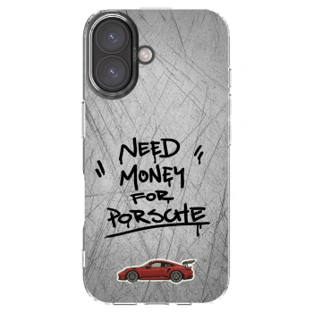 Picasee átlátszó szilikon tok az alábbi mobiltelefonokra Apple iPhone 16 - Grey Drift