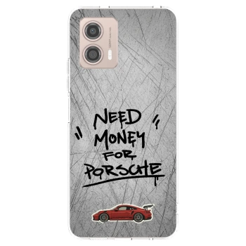 Picasee átlátszó szilikon tok az alábbi mobiltelefonokra Motorola Moto G53 5G - Grey Drift