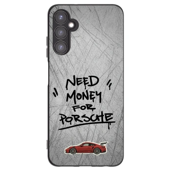 Picasee fekete szilikon tok az alábbi mobiltelefonokra Samsung Galaxy A05s A057G - Grey Drift