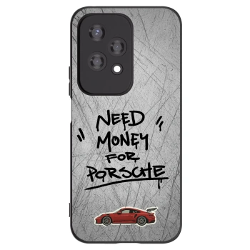 Picasee fekete szilikon tok az alábbi mobiltelefonokra Honor 200 Lite - Grey Drift