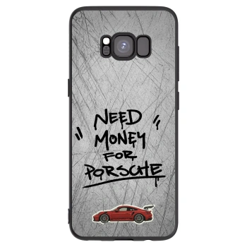Picasee fekete szilikon tok az alábbi mobiltelefonokra Samsung Galaxy S8 G950F - Grey Drift