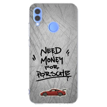 Picasee átlátszó szilikon tok az alábbi mobiltelefonokra Honor 10 Lite - Grey Drift