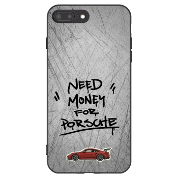 Picasee fekete szilikon tok az alábbi mobiltelefonokra Apple iPhone 8 Plus - Grey Drift