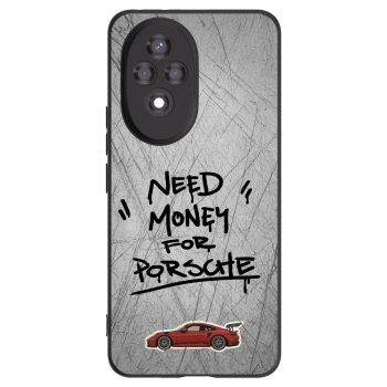 Picasee fekete szilikon tok az alábbi mobiltelefonokra Honor 200 5G - Grey Drift