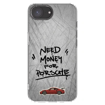 Picasee átlátszó szilikon tok az alábbi mobiltelefonokra Apple iPhone 16e - Grey Drift