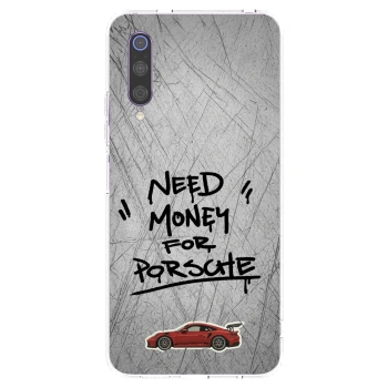 Picasee átlátszó szilikon tok az alábbi mobiltelefonokra Xiaomi Mi 9 - Grey Drift