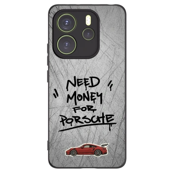 Picasee fekete szilikon tok az alábbi mobiltelefonokra Xiaomi Redmi Note 14 4G - Grey Drift