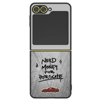 Szilikon tok erre a típusra Samsung Galaxy Z Flip6 5G - Grey Drift