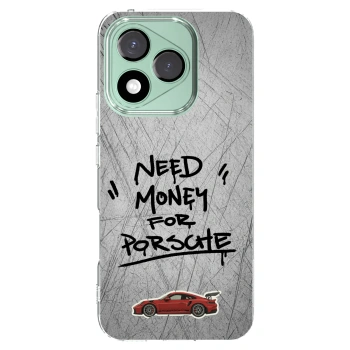 Picasee átlátszó szilikon tok az alábbi mobiltelefonokra Honor 400 Lite 5G - Grey Drift