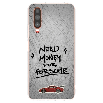 Picasee átlátszó szilikon tok az alábbi mobiltelefonokra Huawei P30 - Grey Drift