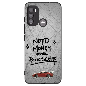 Picasee fekete szilikon tok az alábbi mobiltelefonokra Motorola Edge 60 5G - Grey Drift