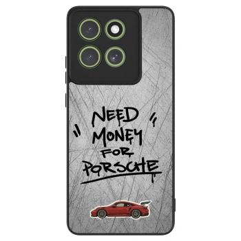 Szilikon tok erre a típusra Motorola Moto G86 5G - Grey Drift