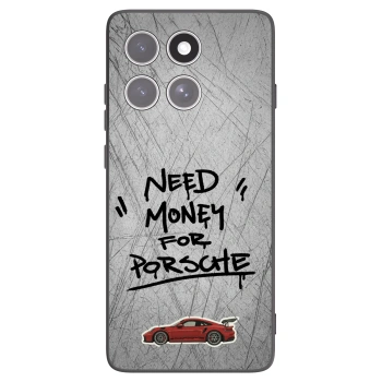 Picasee fekete szilikon tok az alábbi mobiltelefonokra Motorola Edge 60 Fusion - Grey Drift