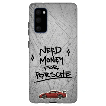 Szilikon tok erre a típusra Samsung Galaxy S20 FE - Grey Drift