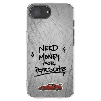 Picasee átlátszó szilikon tok az alábbi mobiltelefonokra Apple iPhone 17e - Grey Drift