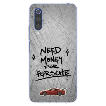 Picasee átlátszó szilikon tok az alábbi mobiltelefonokra Xiaomi Mi 9 SE - Grey Drift