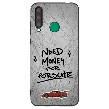 Picasee fekete szilikon tok az alábbi mobiltelefonokra Honor 20 Lite - Grey Drift