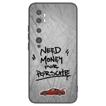 Picasee fekete szilikon tok az alábbi mobiltelefonokra Xiaomi Mi Note 10 (Pro) - Grey Drift