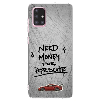 Picasee átlátszó szilikon tok az alábbi mobiltelefonokra Samsung Galaxy A71 A715F - Grey Drift