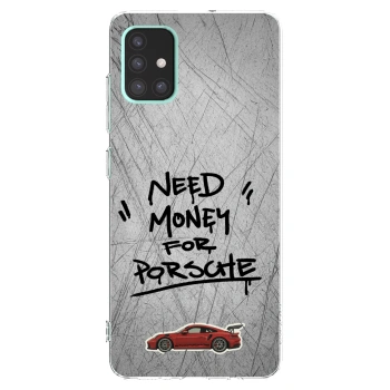 Picasee átlátszó szilikon tok az alábbi mobiltelefonokra Samsung Galaxy A51 A515F - Grey Drift