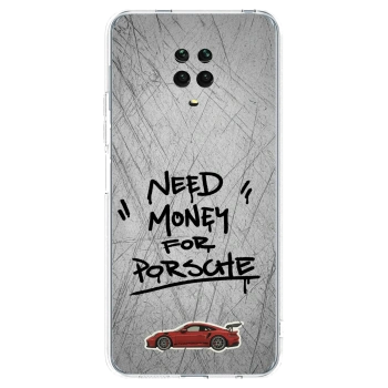 Picasee átlátszó szilikon tok az alábbi mobiltelefonokra Xiaomi Redmi Note 9 Pro - Grey Drift