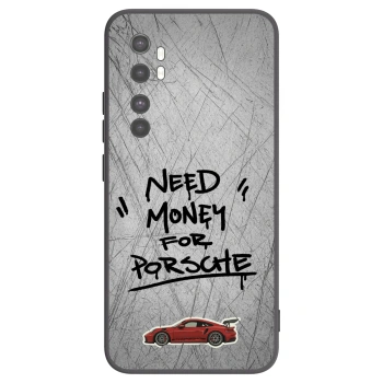 Picasee fekete szilikon tok az alábbi mobiltelefonokra Xiaomi Mi Note 10 Lite - Grey Drift