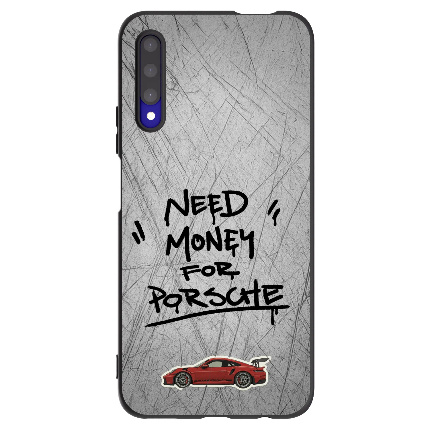Picasee fekete szilikon tok az alábbi mobiltelefonokra Honor 9X Pro - Grey Drift
