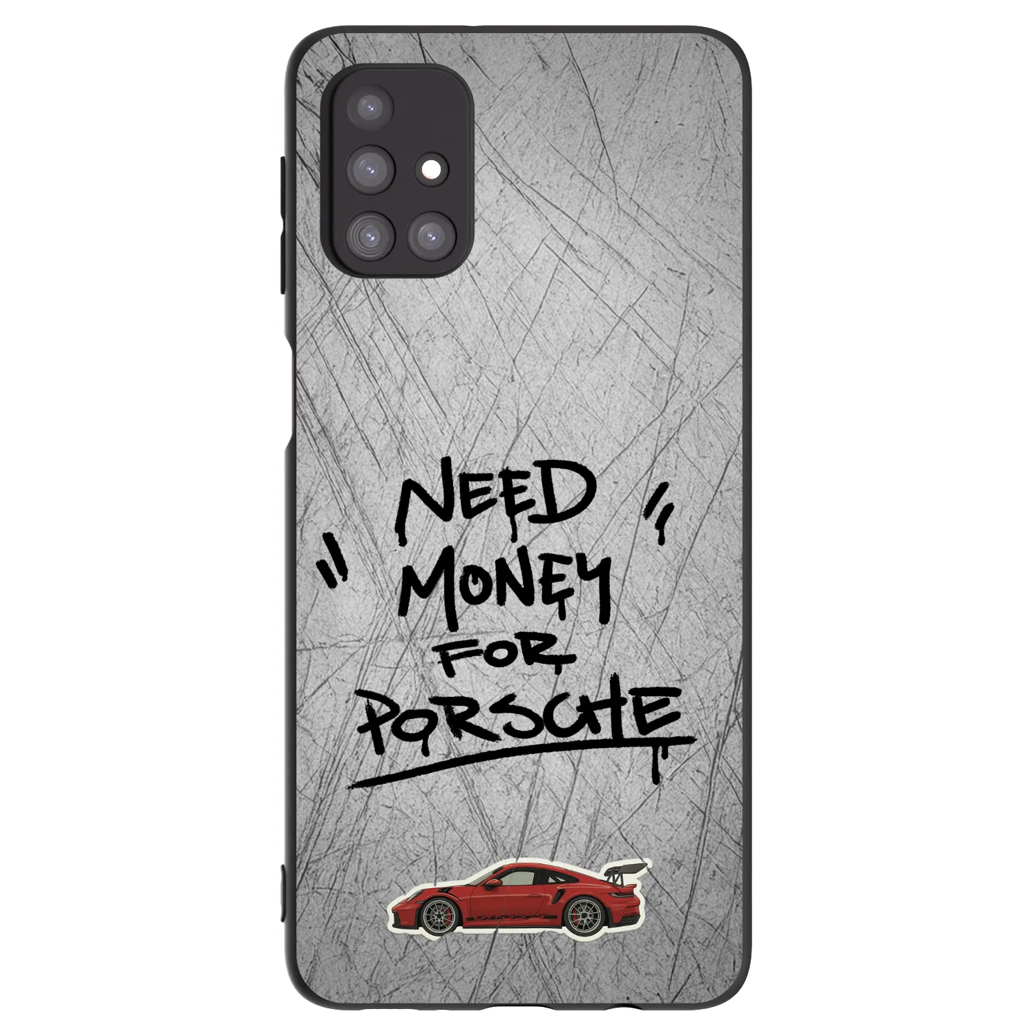 Picasee fekete szilikon tok az alábbi mobiltelefonokra Samsung Galaxy M31s - Grey Drift